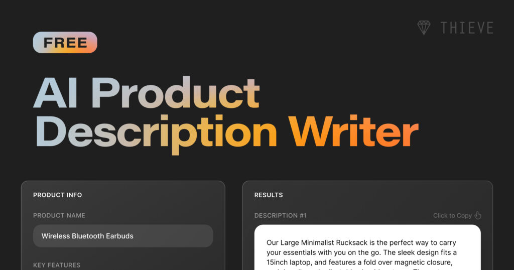 Product Description Writer Free